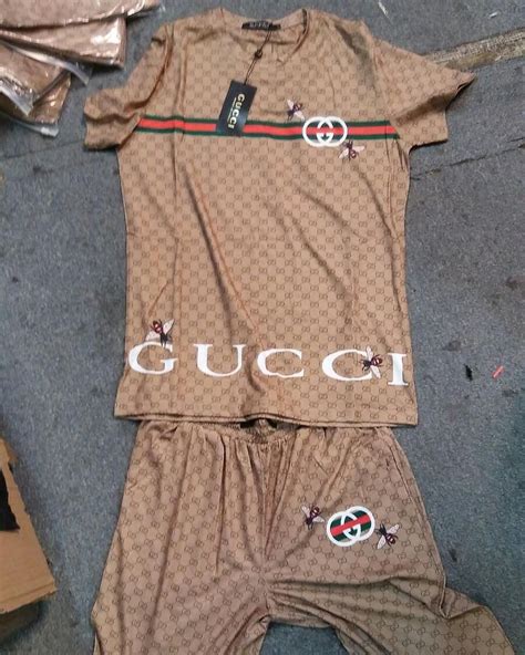 gucci shirt short set|farfetch Gucci shorts uk.